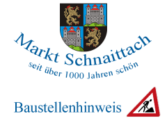 Themenlogo Schnaittach - Baustellenhinweise