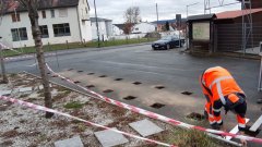 Grossansicht in neuem Fenster: Baustelle_Bügel für Fahrräder und E-Bikes am Freibad