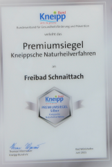 Freibad Kneipp-Zertifizierung
